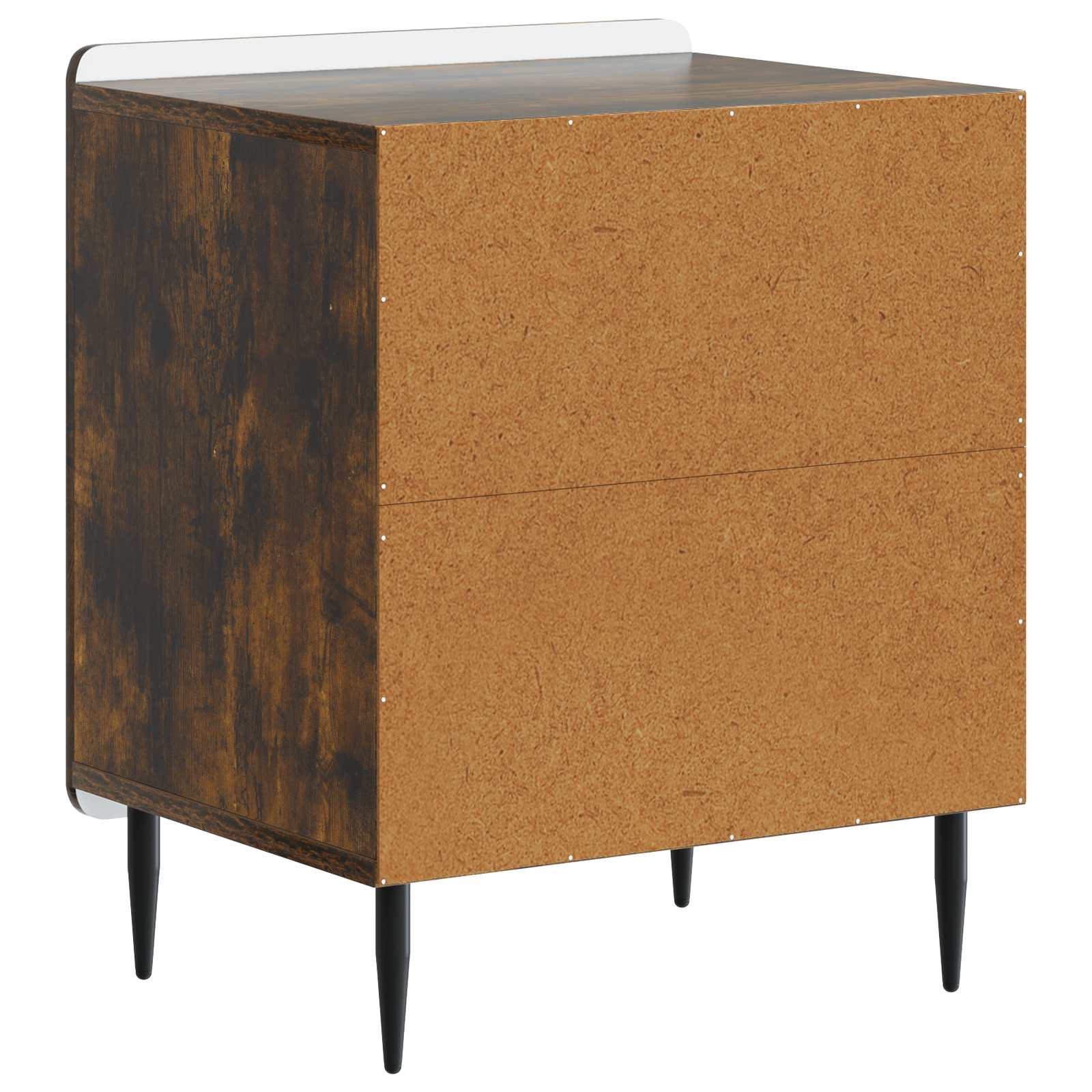 Nachttisch 2 pcs Geräucherte Eiche 43 x 34,5 x 52 cm