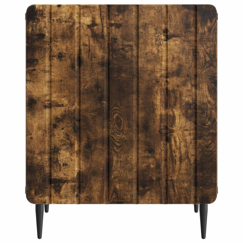 Nachttisch 2 pcs Geräucherte Eiche 43 x 34,5 x 52 cm