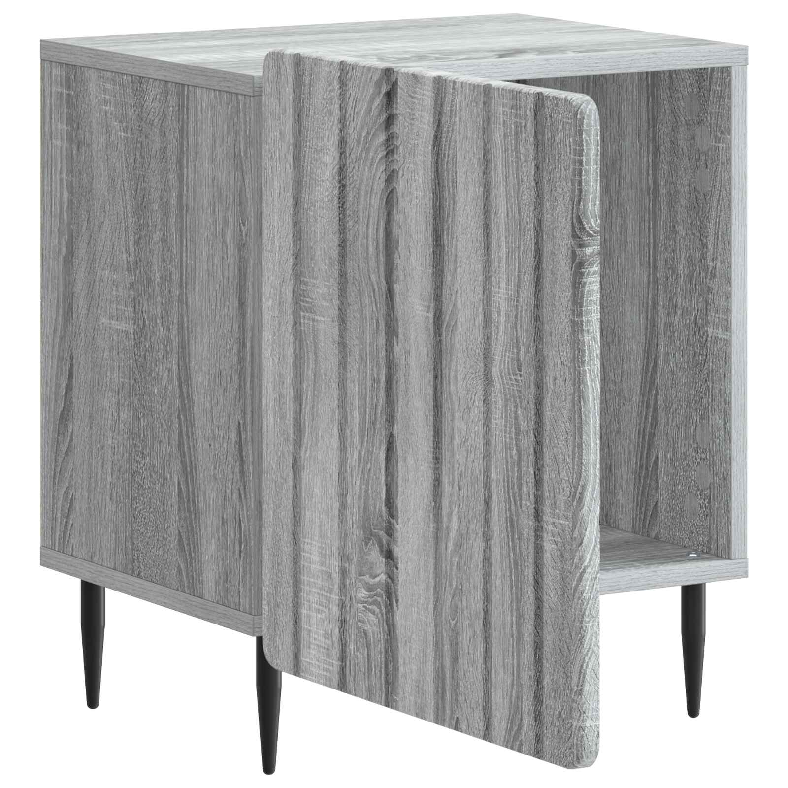 Nachttisch Graues Sonoma 43 x 34,5 x 52 cm Holzwerkstoff