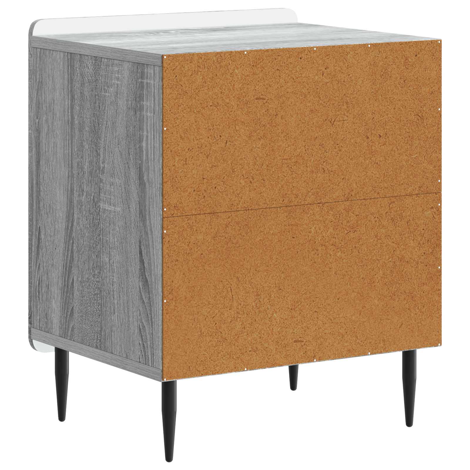 Nachttisch Graues Sonoma 43 x 34,5 x 52 cm Holzwerkstoff