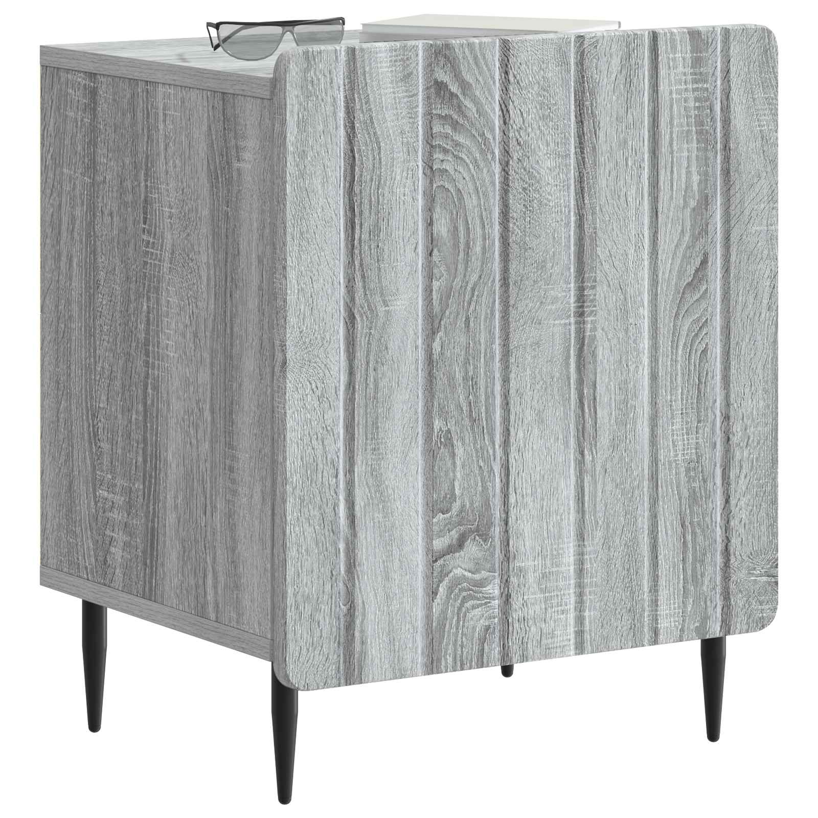 Nachttisch Graues Sonoma 43 x 34,5 x 52 cm Holzwerkstoff