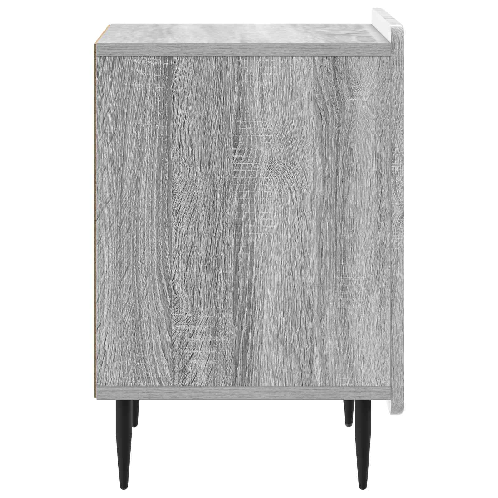 Nachttisch Graues Sonoma 43 x 34,5 x 52 cm Holzwerkstoff