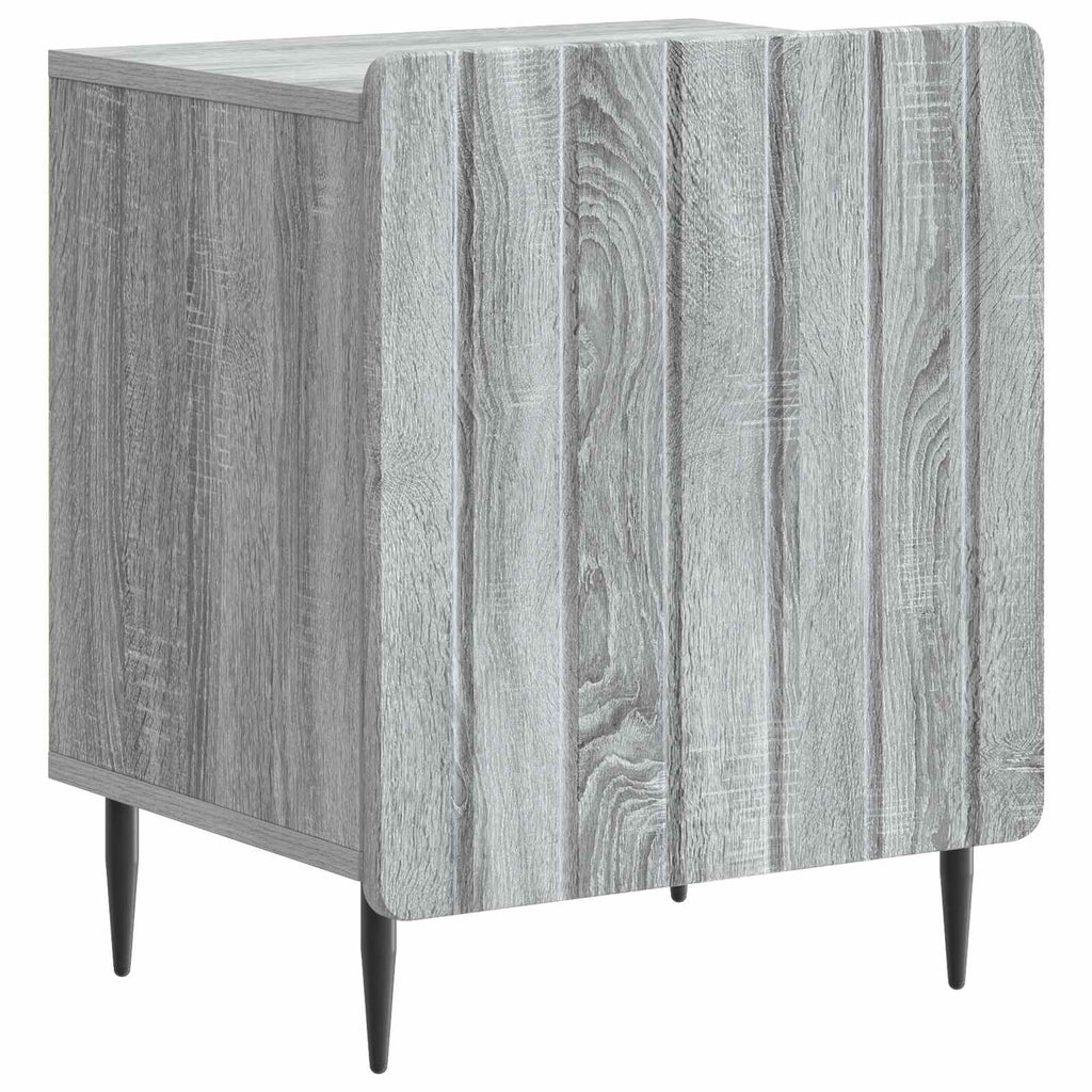 Nachttisch 2 pcs Graues Sonoma 43 x 34,5 x 52 cm Holzwerkstoff