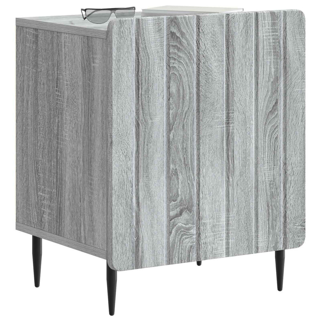 Nachttisch 2 pcs Graues Sonoma 43 x 34,5 x 52 cm Holzwerkstoff