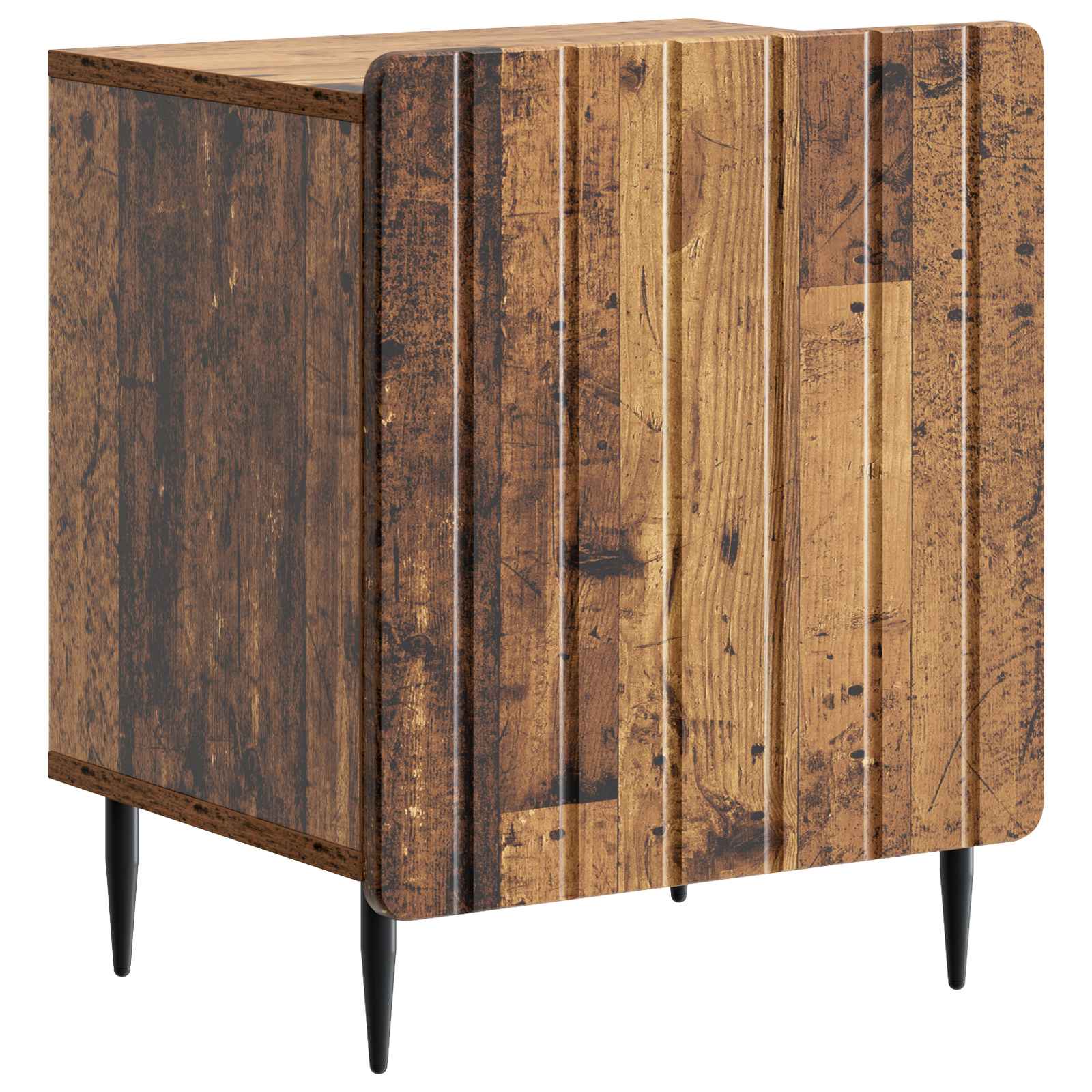 Nachttisch 2 pcs Altholz 43 x 34,5 x 52 cm Holzwerkstoff