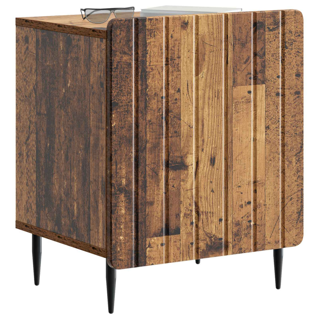 Nachttisch 2 pcs Altholz 43 x 34,5 x 52 cm Holzwerkstoff