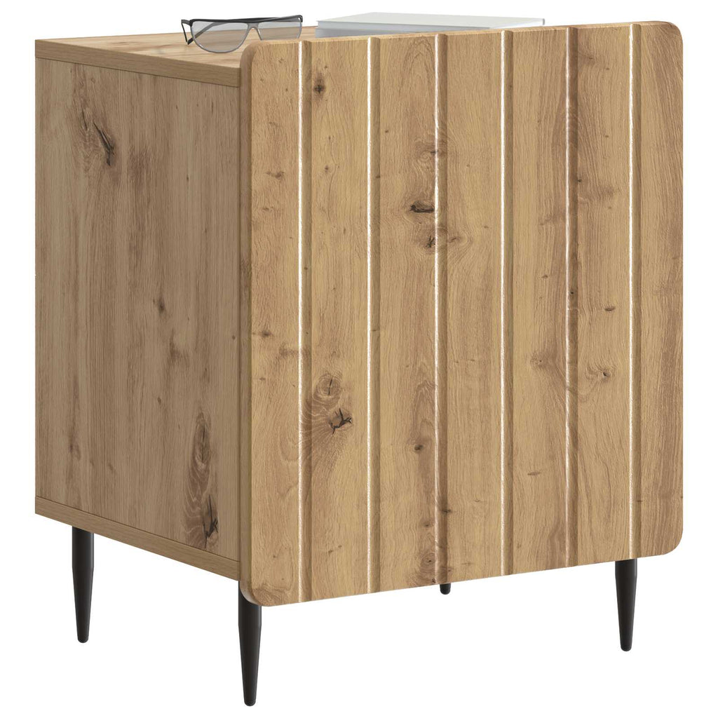 Nachttisch 2 pcs Artisan-Eiche 43 x 34,5 x 52 cm Holzwerkstoff