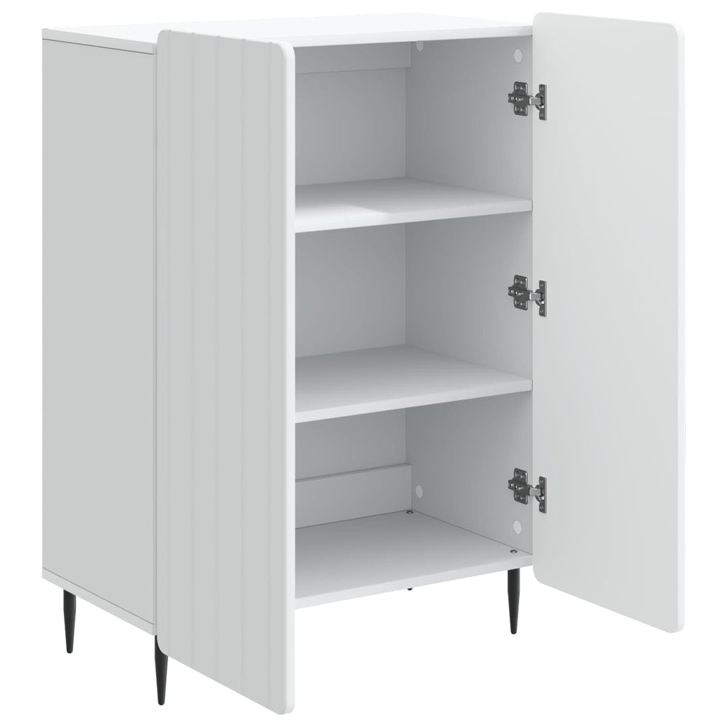 Sideboard Weiß 66 x 34,5 x 92 cm Holzwerkstoff
