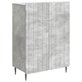 Sideboard Betongrau 66 x 34,5 x 92 cm Holzwerkstoff