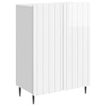 Sideboard Hochglanz Weiß 66 x 34,5 x 92 cm Holzwerkstoff