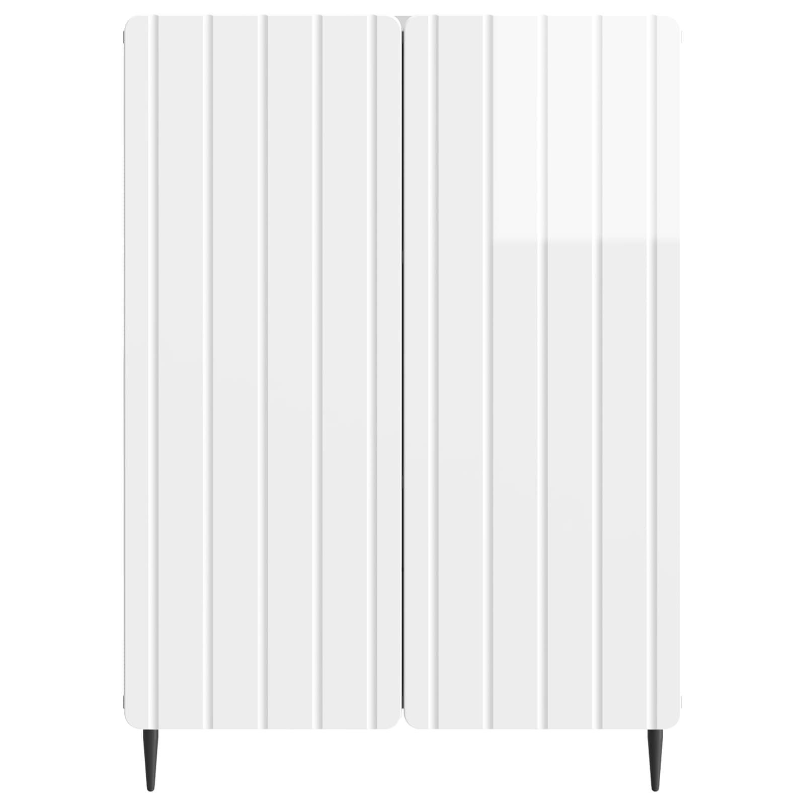 Sideboard Hochglanz Weiß 66 x 34,5 x 92 cm Holzwerkstoff