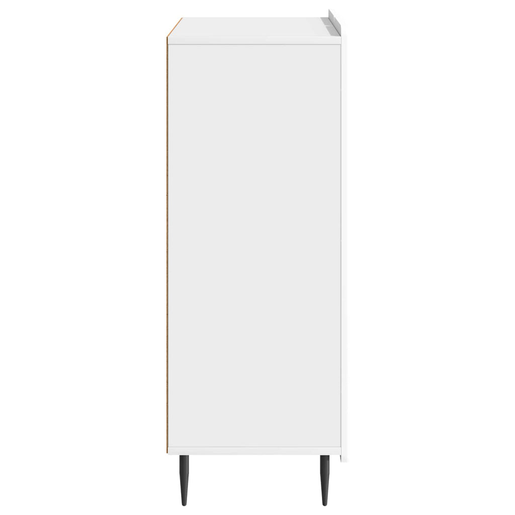Sideboard Hochglanz Weiß 66 x 34,5 x 92 cm Holzwerkstoff