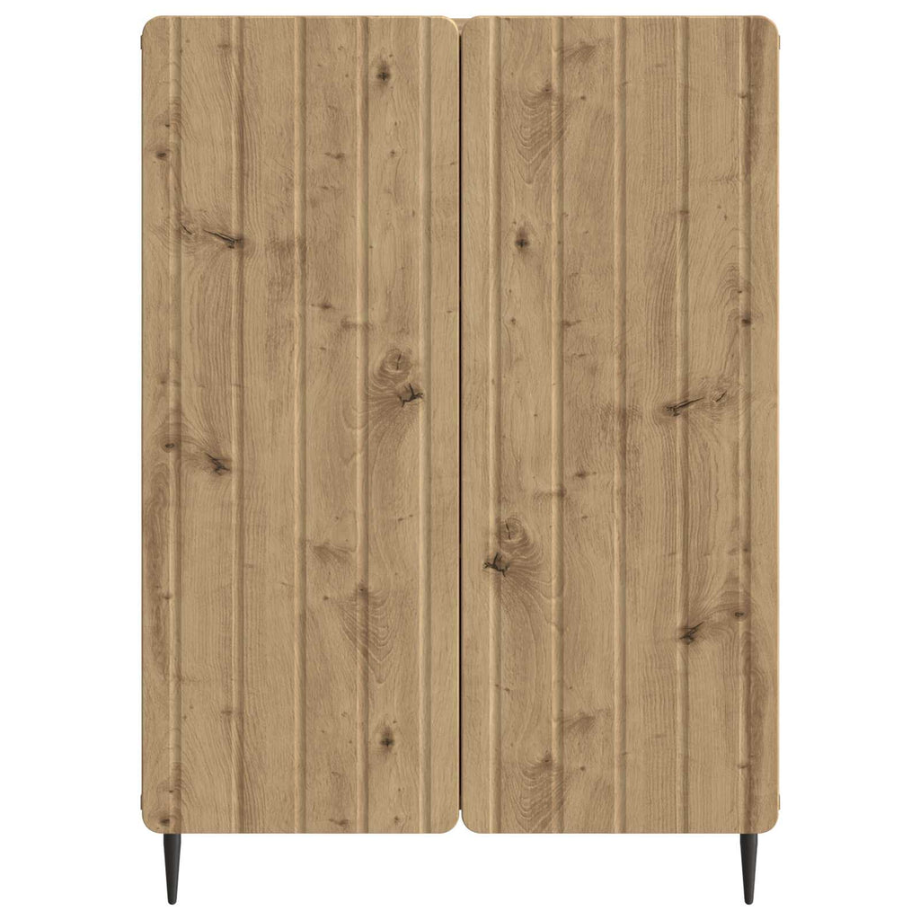 Sideboard Artisan-Eiche 66 x 34,5 x 92 cm Holzwerkstoff