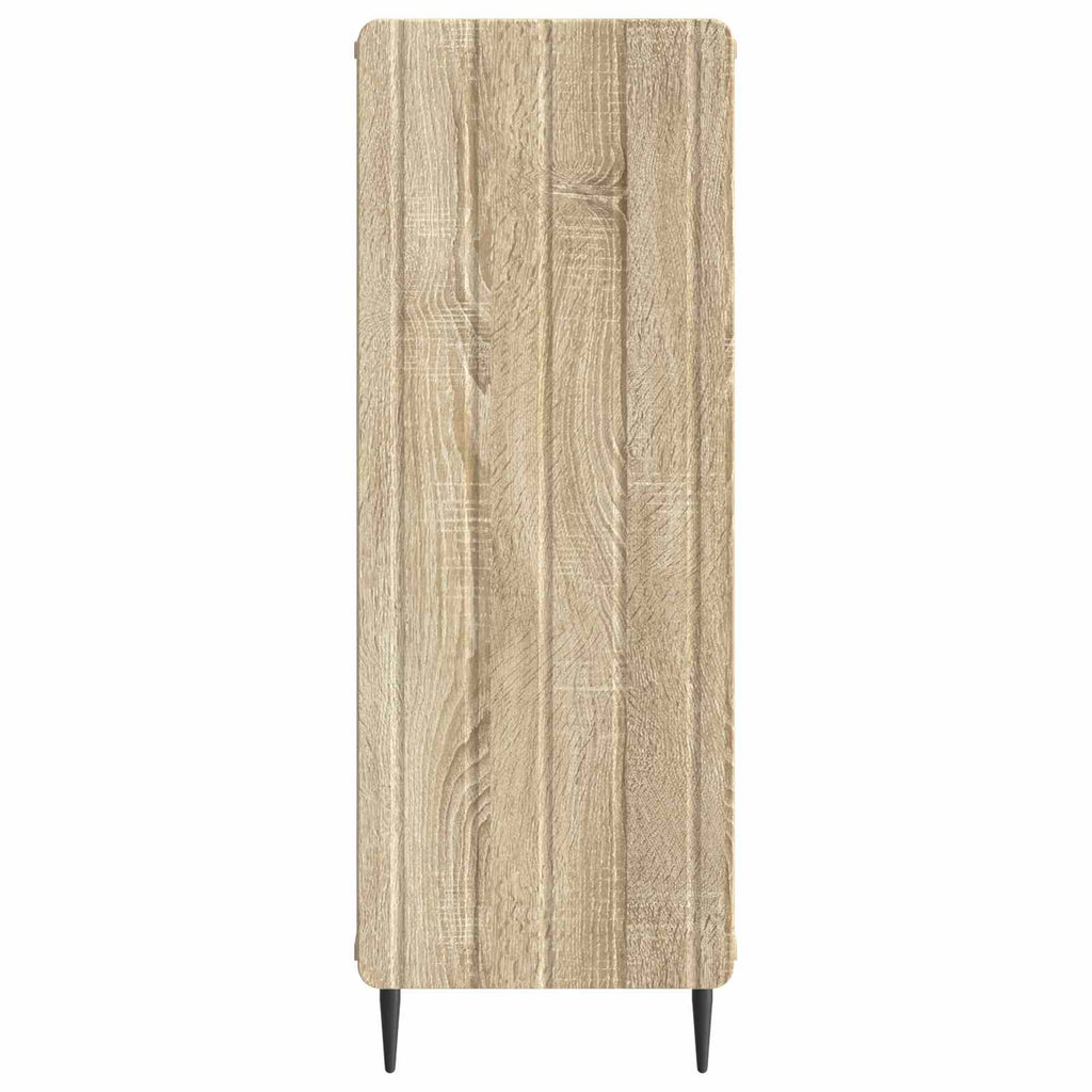 Sideboard Sonoma-Eiche 34,5 x 33 x 92 cm Holzwerkstoff