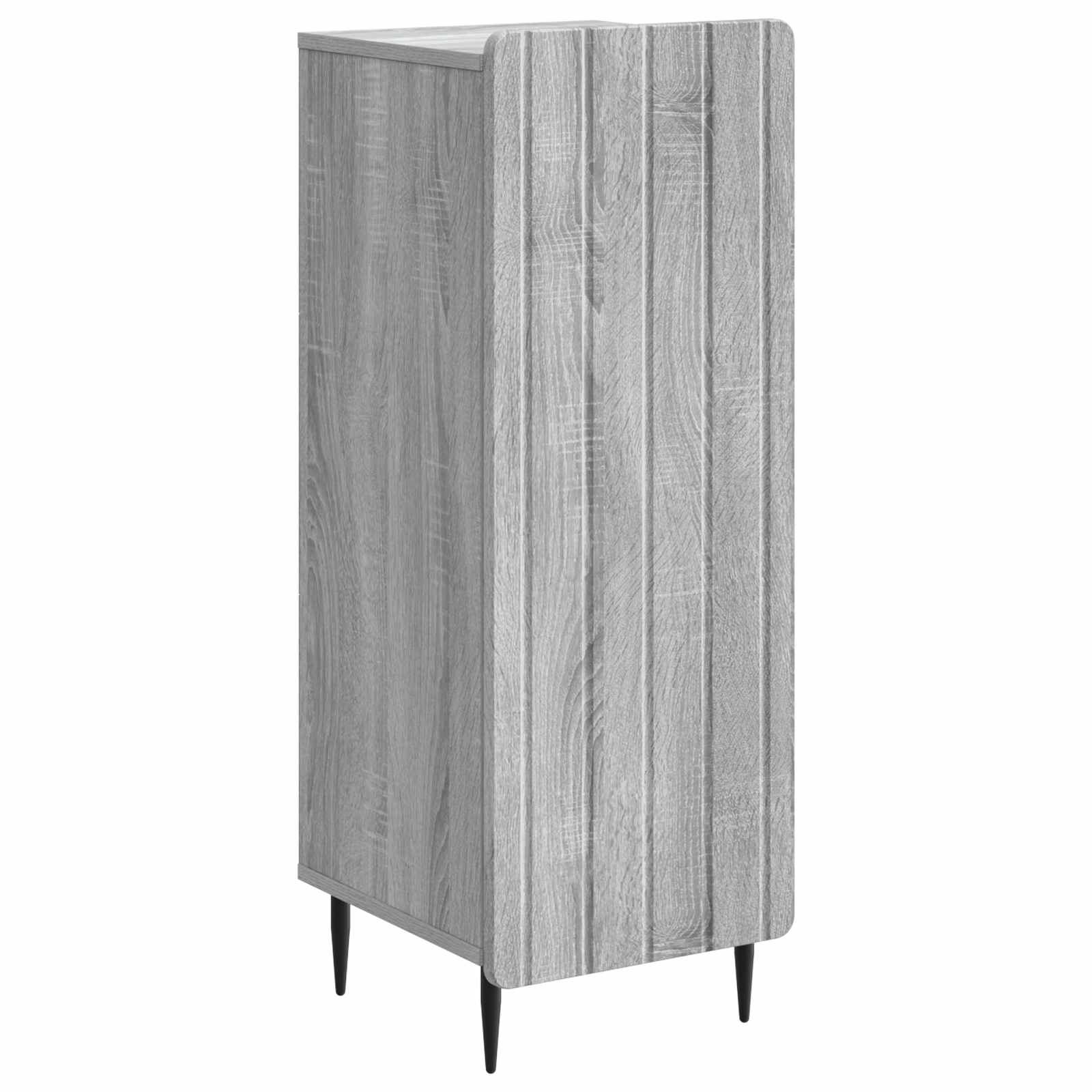 Sideboard Graues Sonoma 34,5 x 33 x 92 cm Holzwerkstoff
