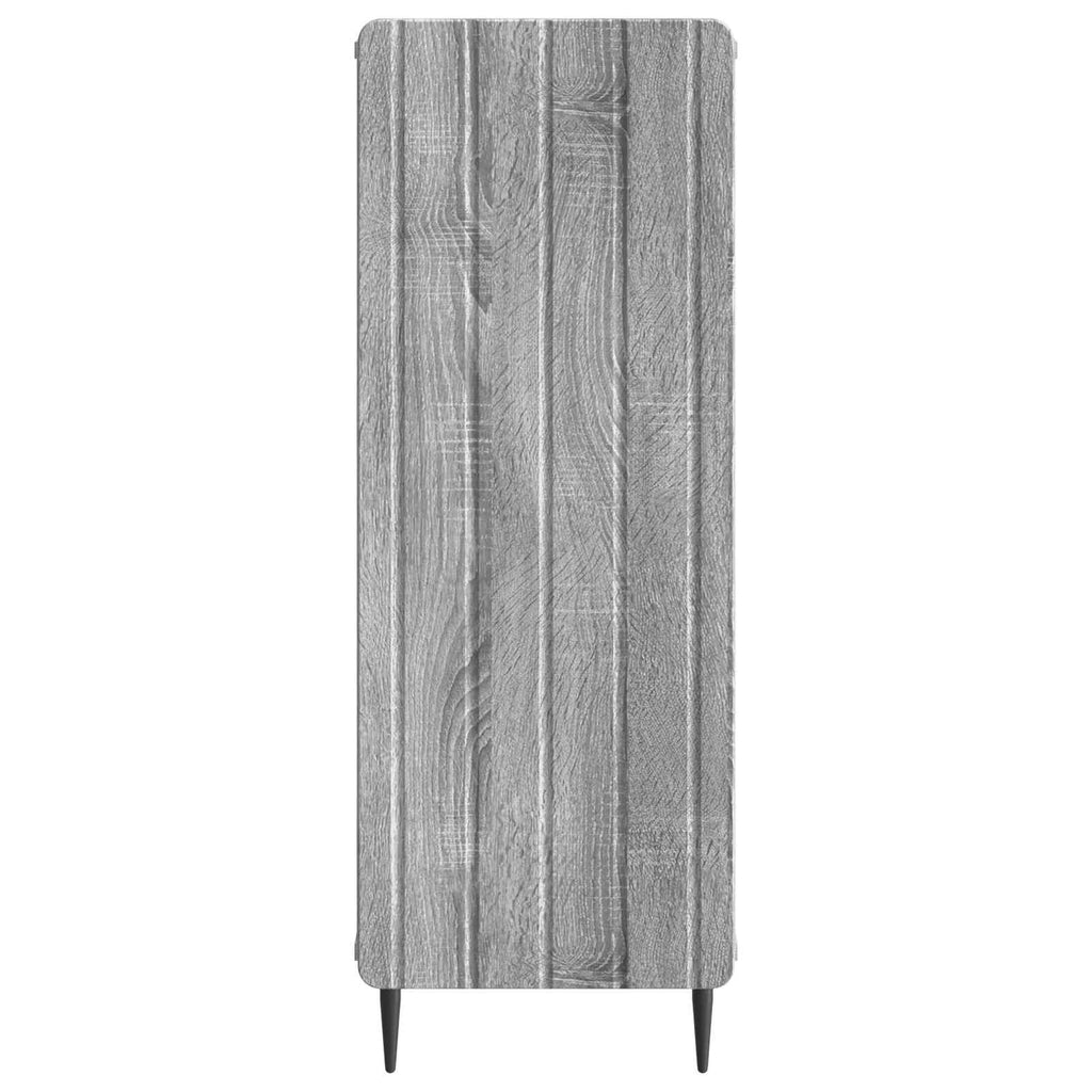 Sideboard Graues Sonoma 34,5 x 33 x 92 cm Holzwerkstoff