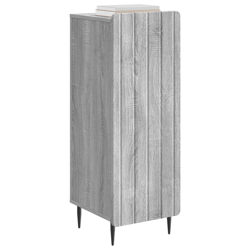 Sideboard Graues Sonoma 34,5 x 33 x 92 cm Holzwerkstoff