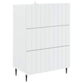 Schubladenschrank Weiß 66 x 34,5 x 92 cm Holzwerkstoff