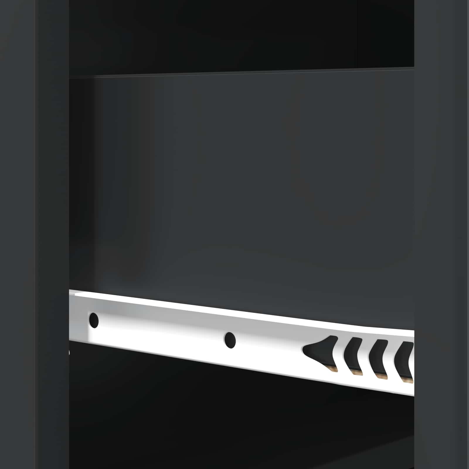 Schubladenschrank Schwarz 66 x 34,5 x 92 cm Holzwerkstoff