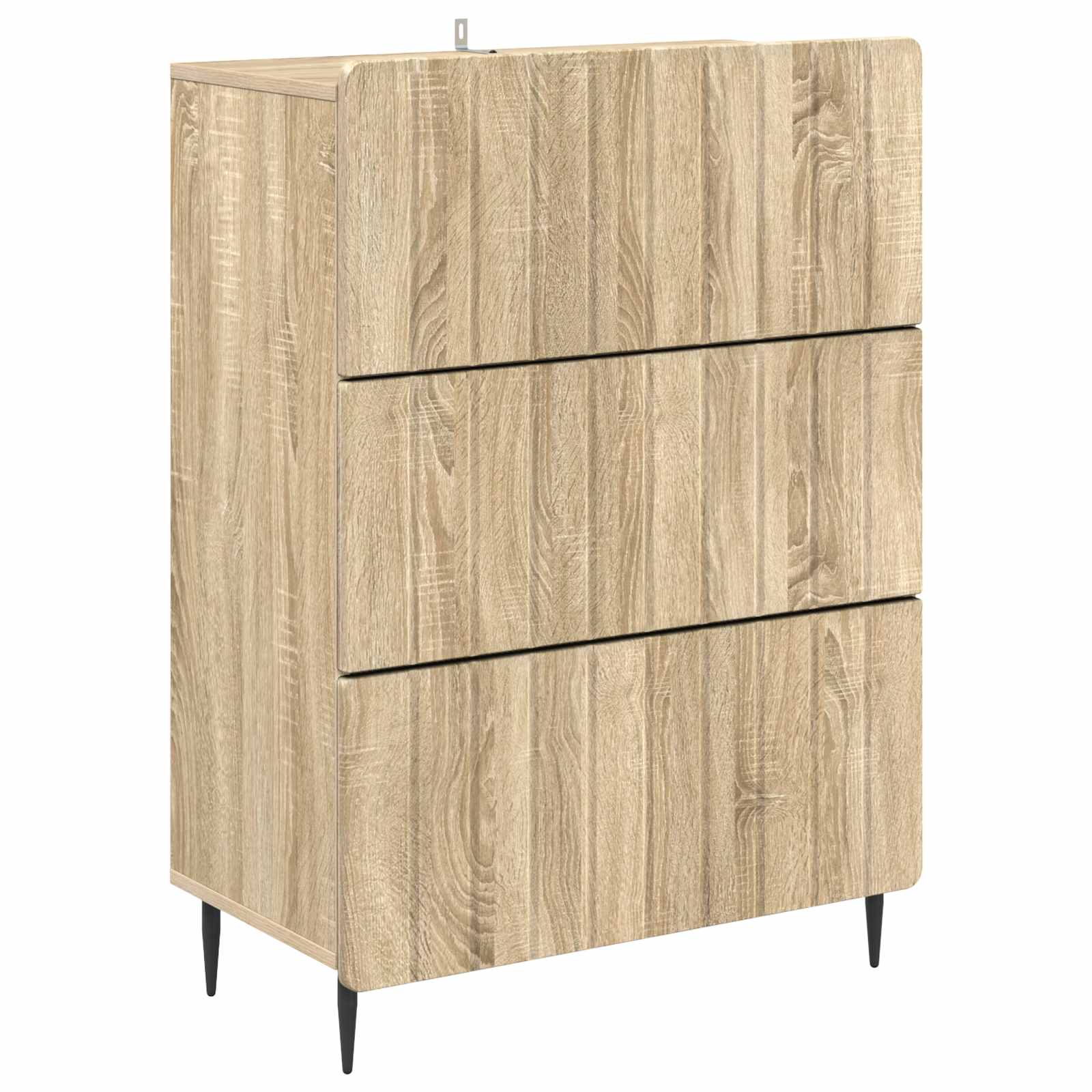 Schubladenschrank Sonoma-Eiche 66 x 34,5 x 92 cm Holzwerkstoff