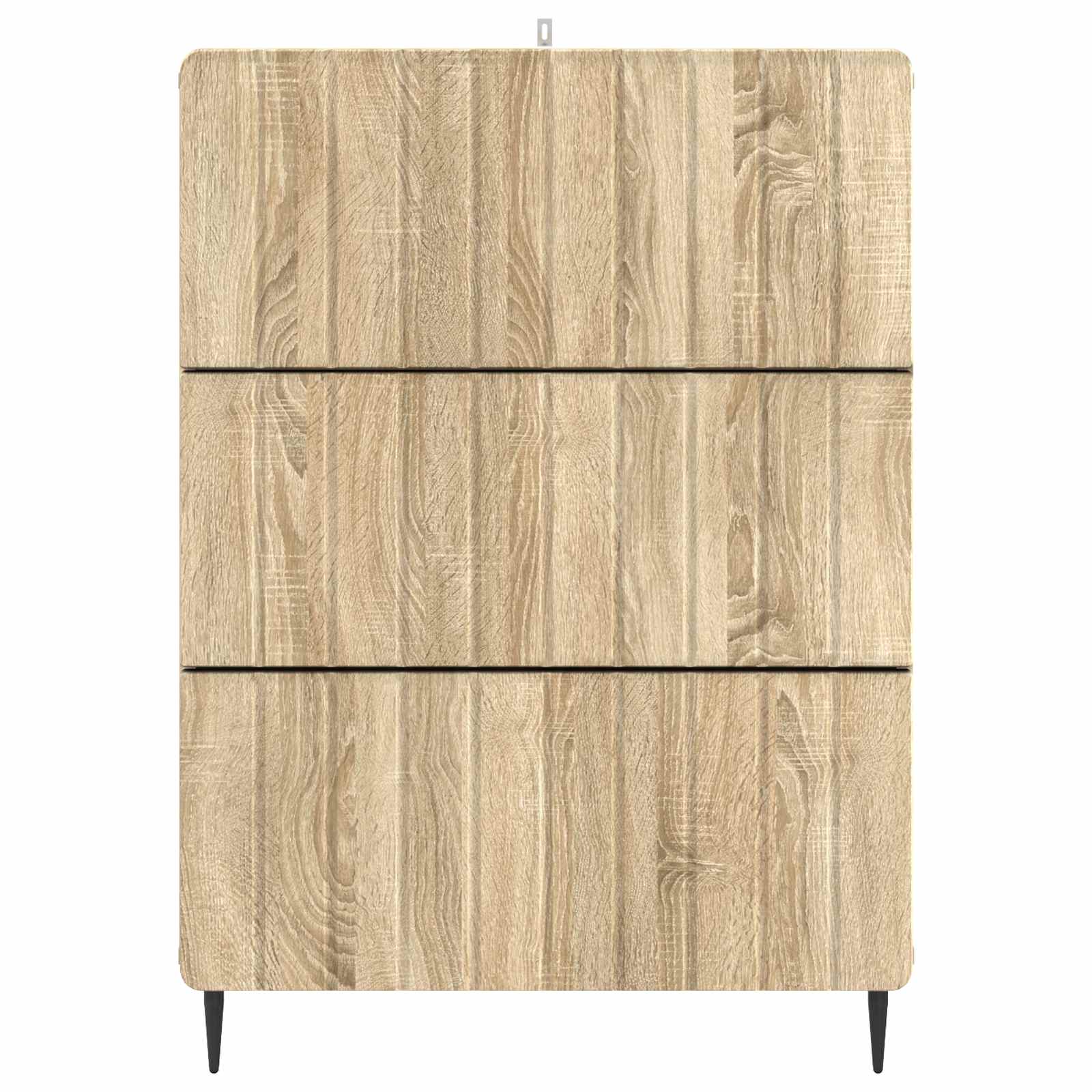 Schubladenschrank Sonoma-Eiche 66 x 34,5 x 92 cm Holzwerkstoff