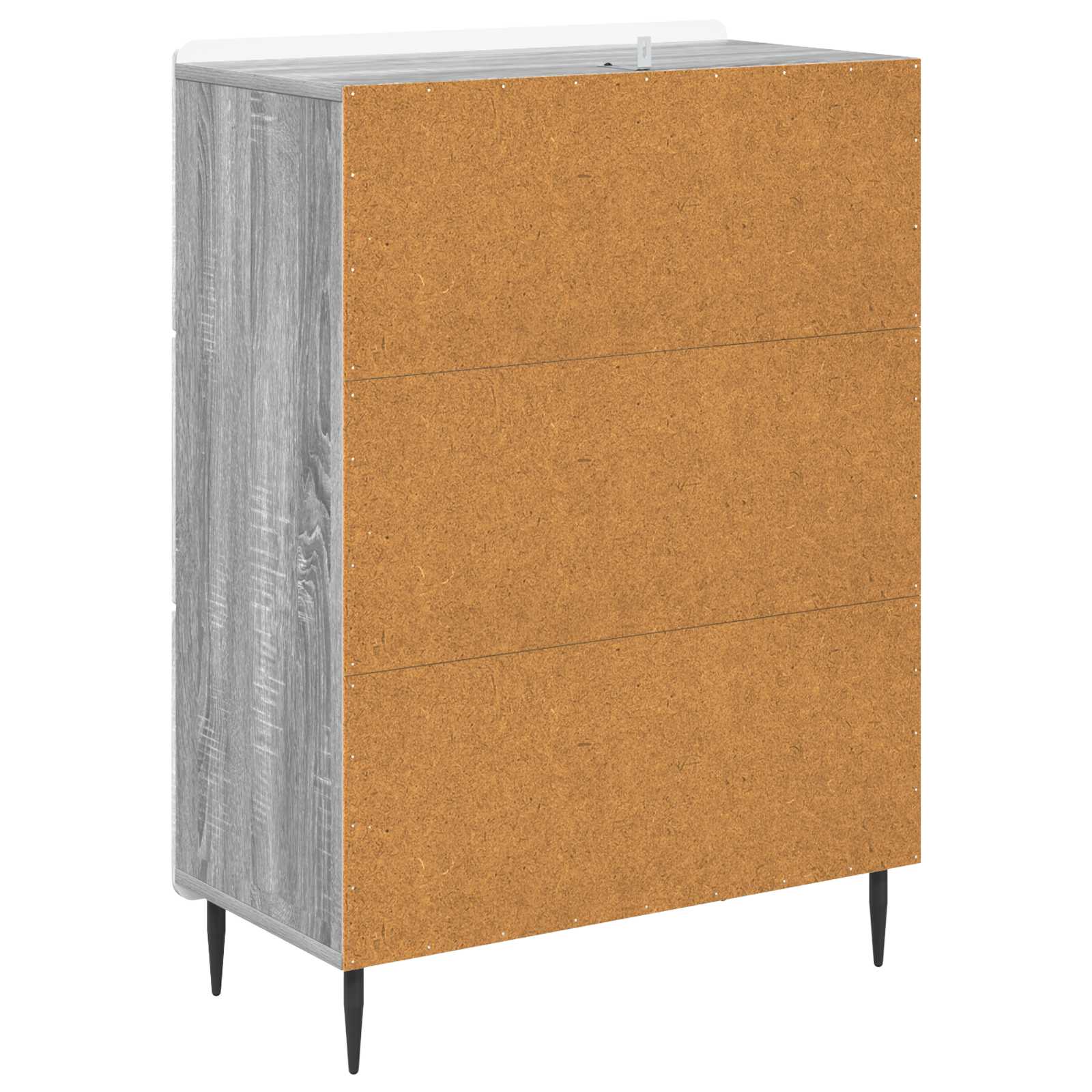 Schubladenschrank Graues Sonoma 66 x 34,5 x 92 cm Holzwerkstoff