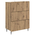 Schubladenschrank Artisan-Eiche 66 x 34,5 x 92 cm Holzwerkstoff