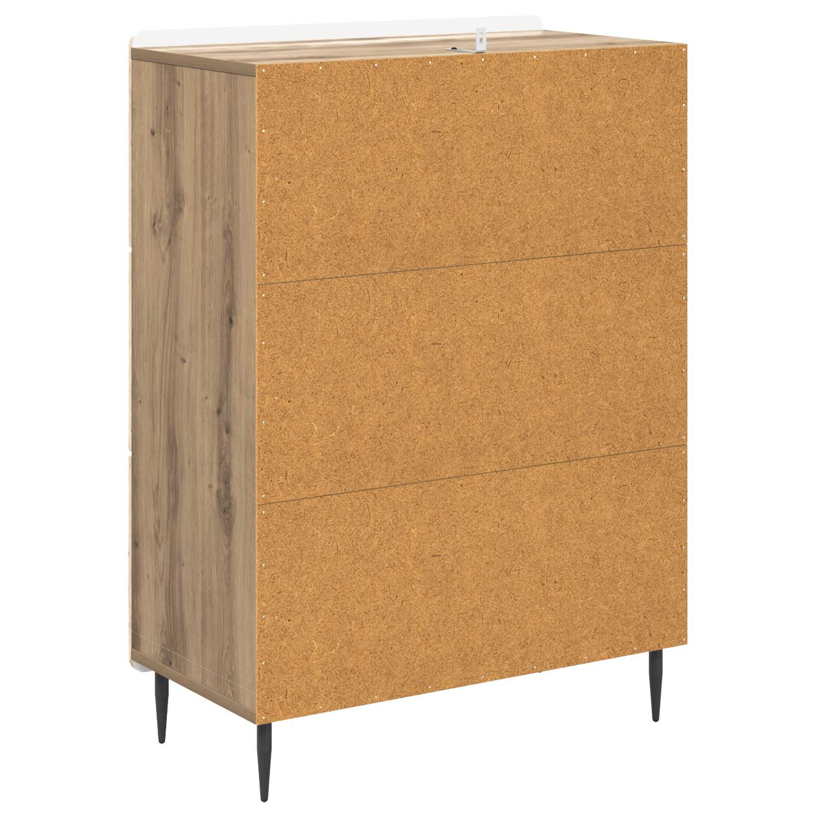 Schubladenschrank Artisan-Eiche 66 x 34,5 x 92 cm Holzwerkstoff