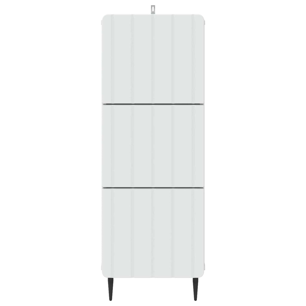 Schubladenschrank Weiß 33 x 34,5 x 92 cm Holzwerkstoff