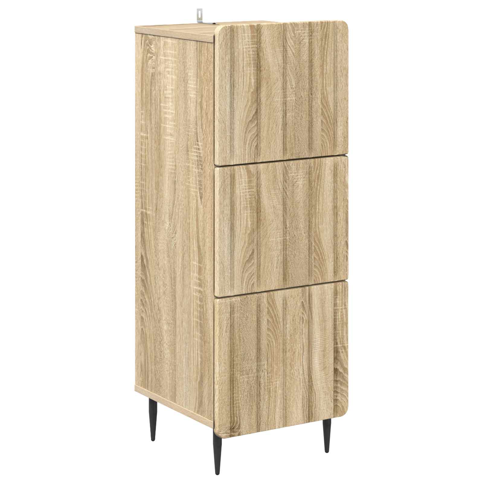 Schubladenschrank Sonoma-Eiche 33 x 34,5 x 92 cm Holzwerkstoff