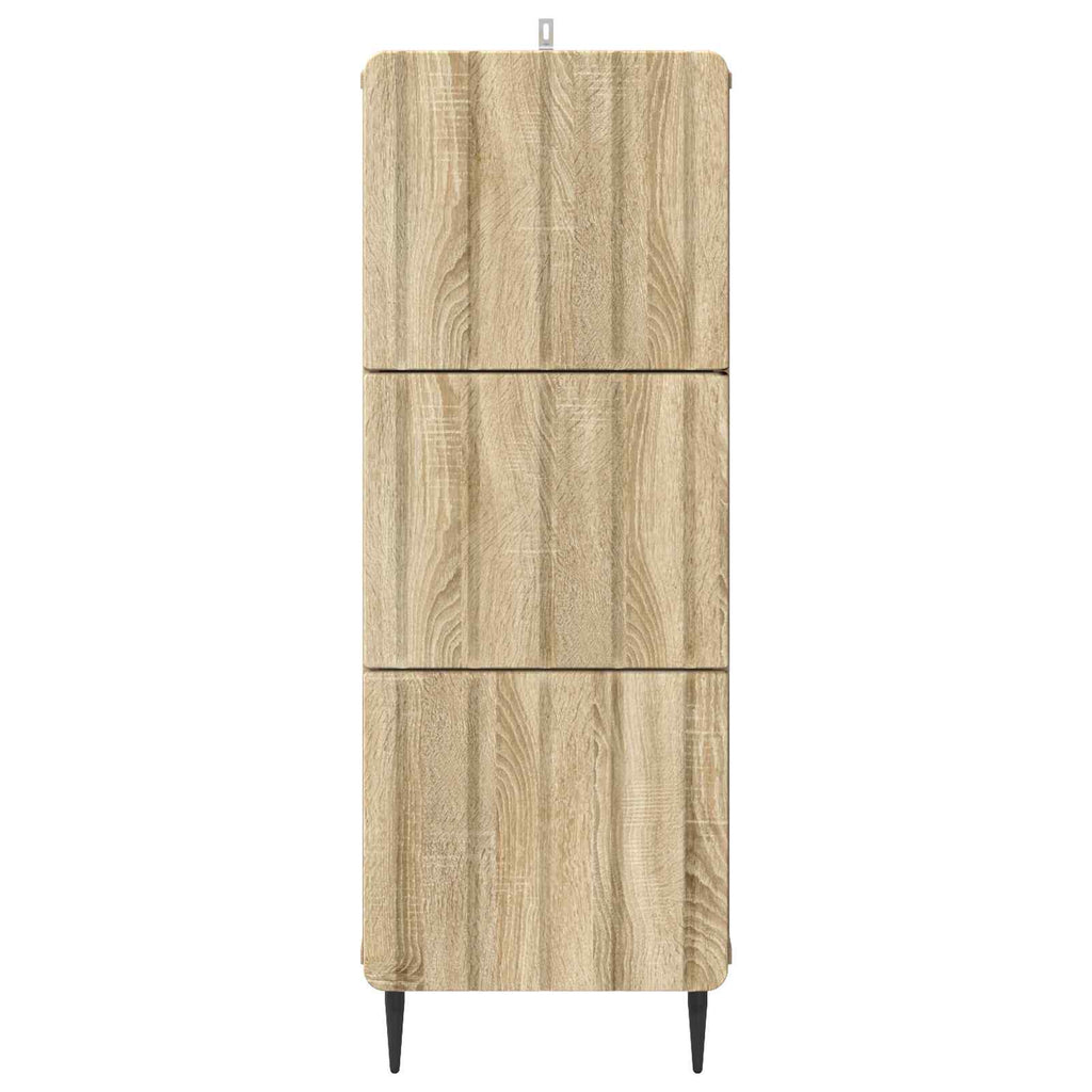 Schubladenschrank Sonoma-Eiche 33 x 34,5 x 92 cm Holzwerkstoff