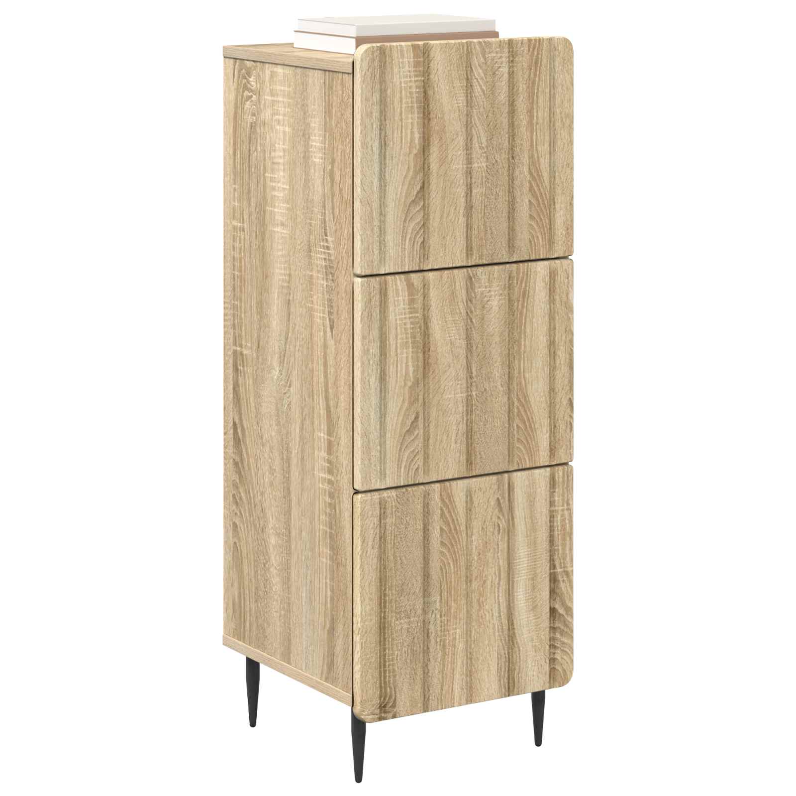 Schubladenschrank Sonoma-Eiche 33 x 34,5 x 92 cm Holzwerkstoff