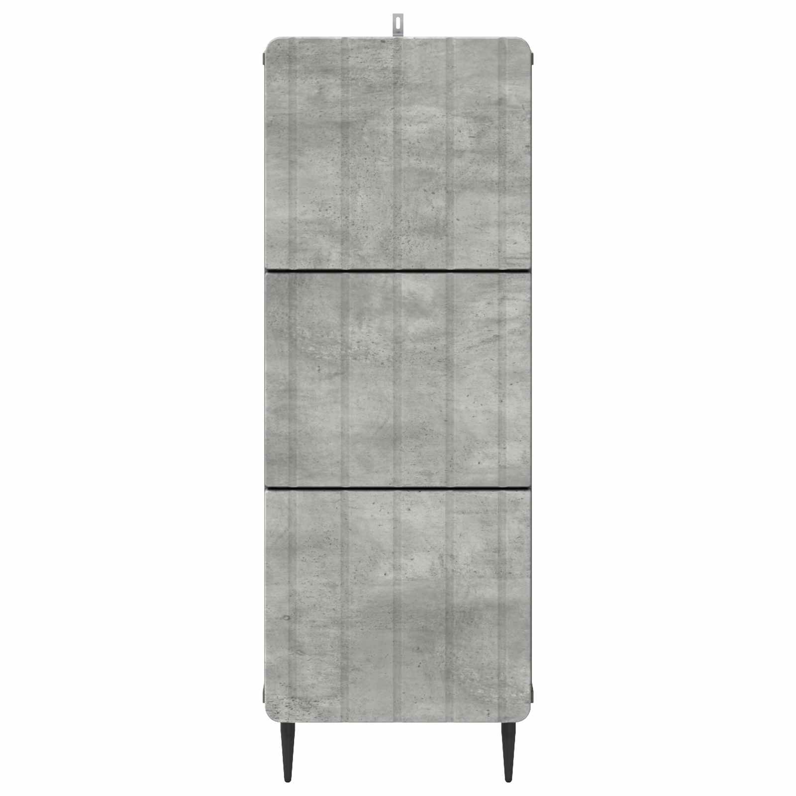 Schubladenschrank Betongrau 33 x 34,5 x 92 cm Holzwerkstoff