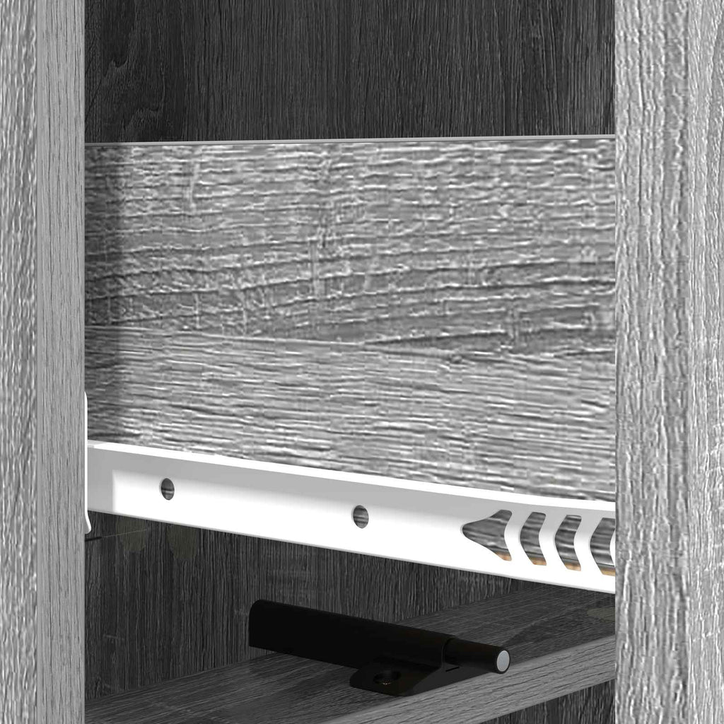 Schubladenschrank Graues Sonoma 33 x 34,5 x 92 cm Holzwerkstoff