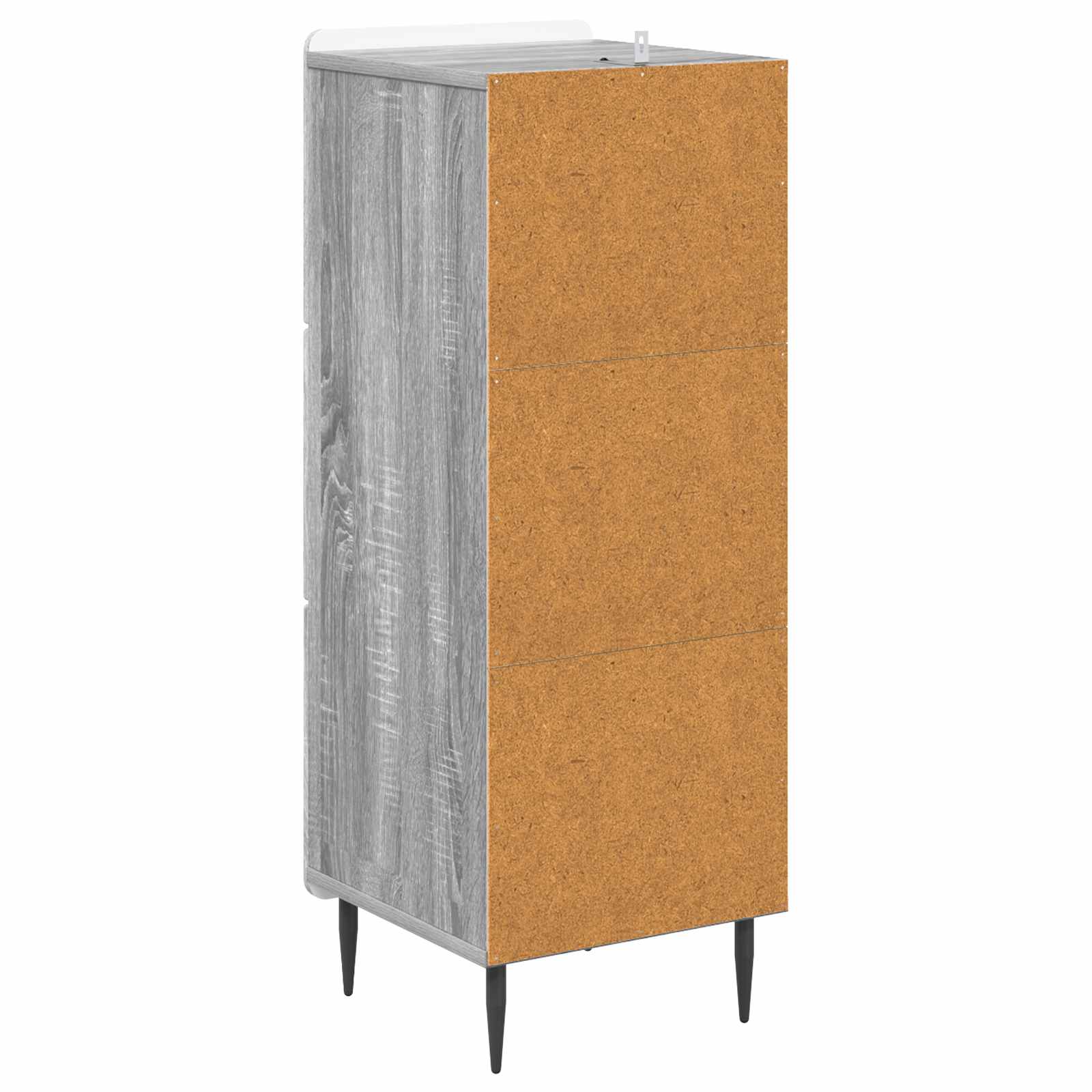 Schubladenschrank Graues Sonoma 33 x 34,5 x 92 cm Holzwerkstoff