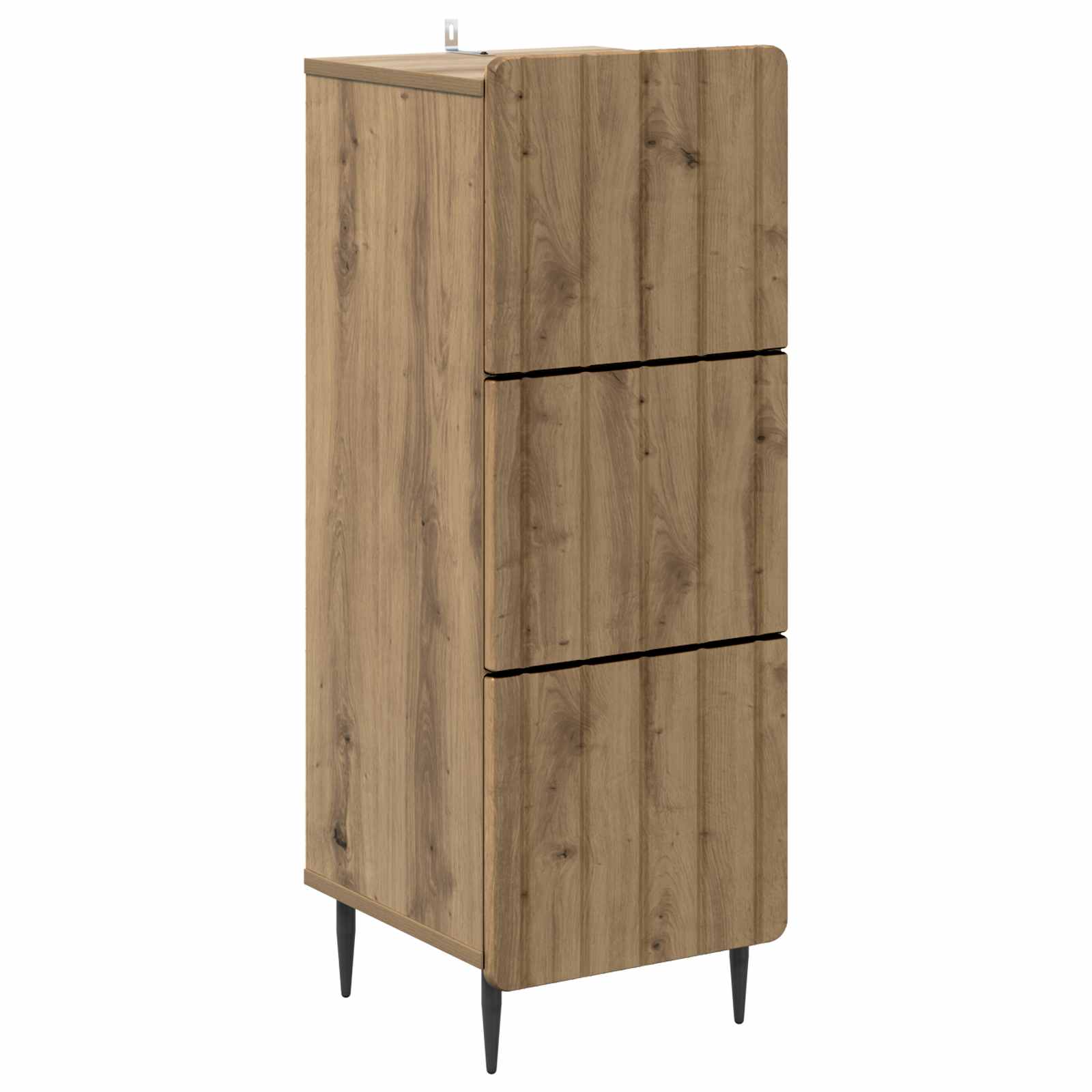 Schubladenschrank Artisan-Eiche 33 x 34,5 x 92 cm Holzwerkstoff