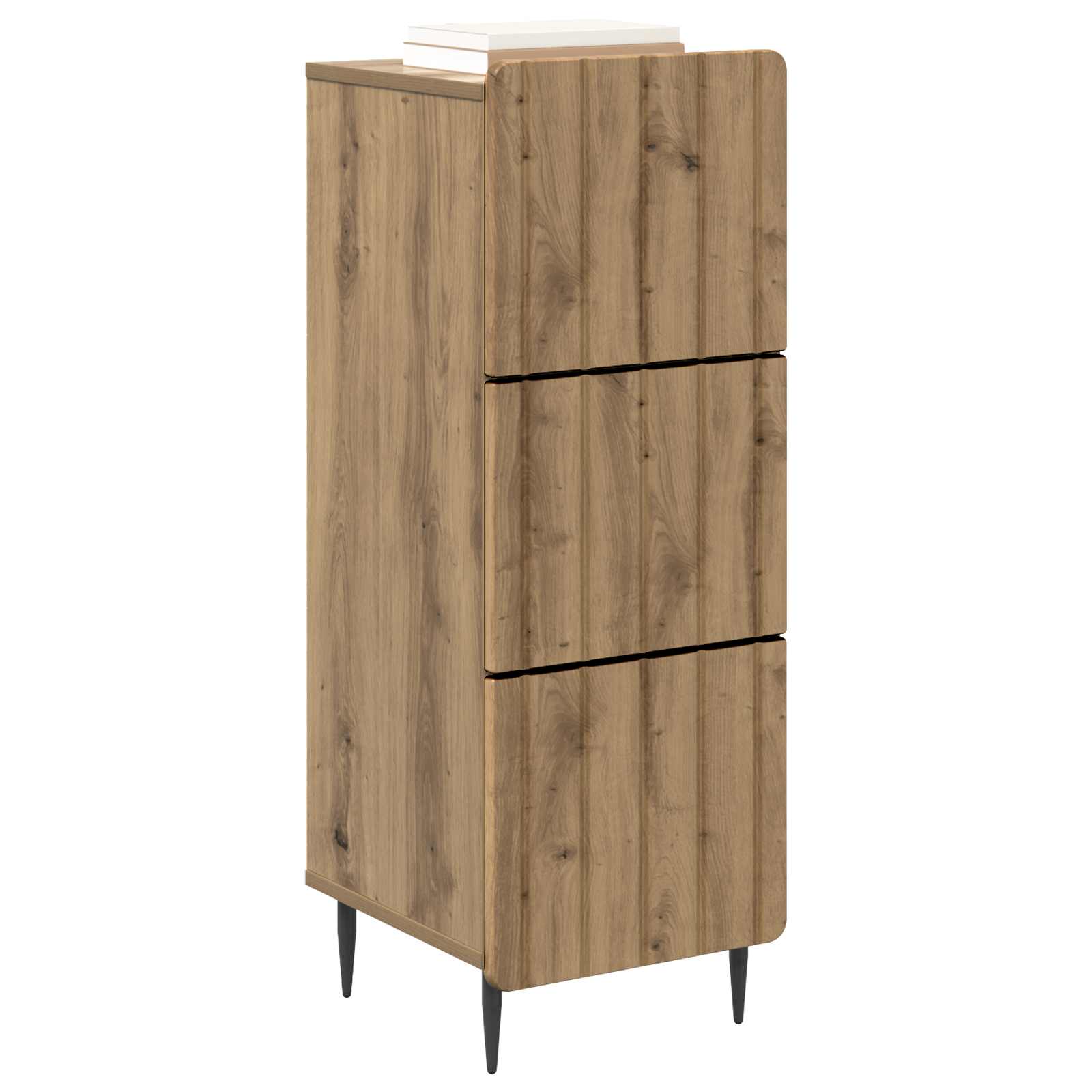 Schubladenschrank Artisan-Eiche 33 x 34,5 x 92 cm Holzwerkstoff