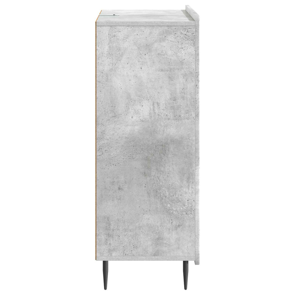 Sideboard Betongrau 66 x 34,5 x 91,5 cm Holzwerkstoff