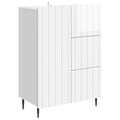 Sideboard Hochglanz Weiß 66 x 34,5 x 91,5 cm Holzwerkstoff