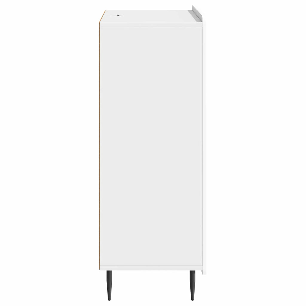 Sideboard Hochglanz Weiß 66 x 34,5 x 91,5 cm Holzwerkstoff