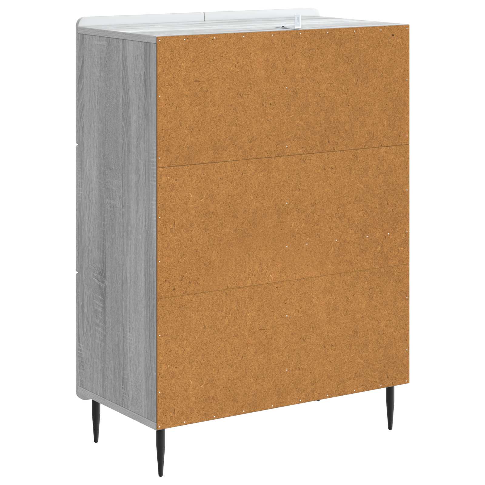 Sideboard Graues Sonoma 66 x 34,5 x 91,5 cm Holzwerkstoff