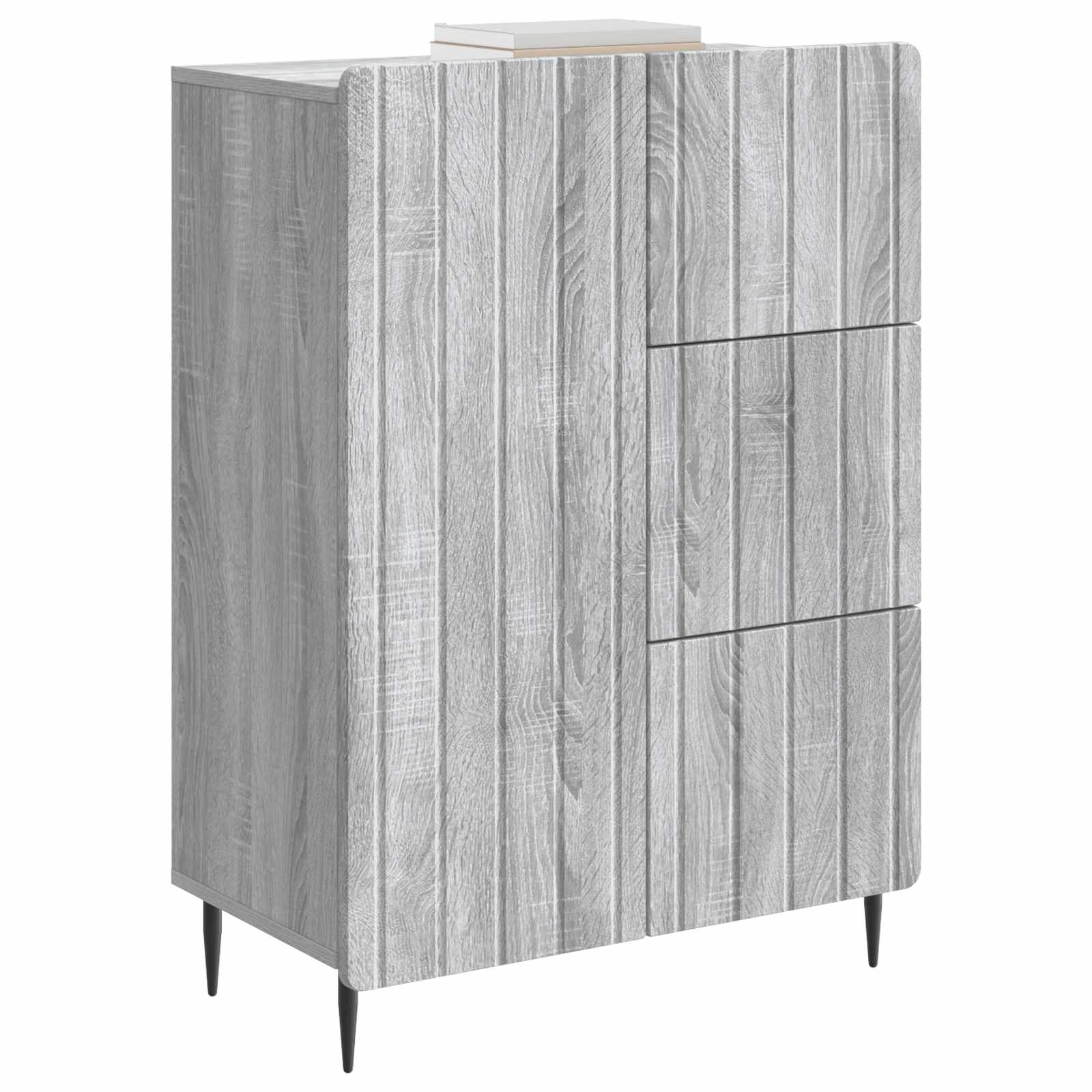 Sideboard Graues Sonoma 66 x 34,5 x 91,5 cm Holzwerkstoff