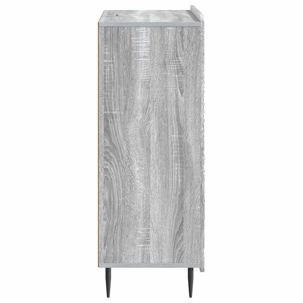 Sideboard Graues Sonoma 66 x 34,5 x 91,5 cm Holzwerkstoff