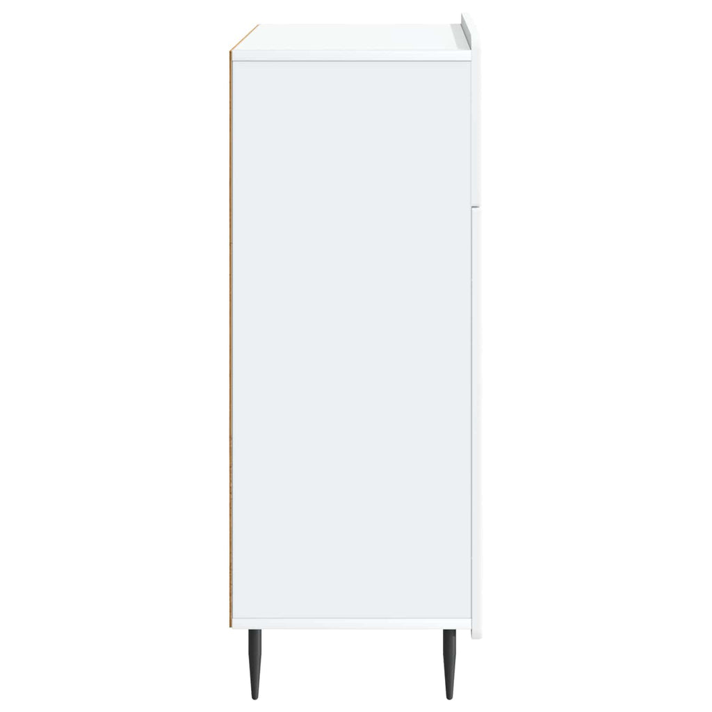 Sideboard mit Schubladen Weiß 66 x 34,5 x 92 cm Holzwerkstoff