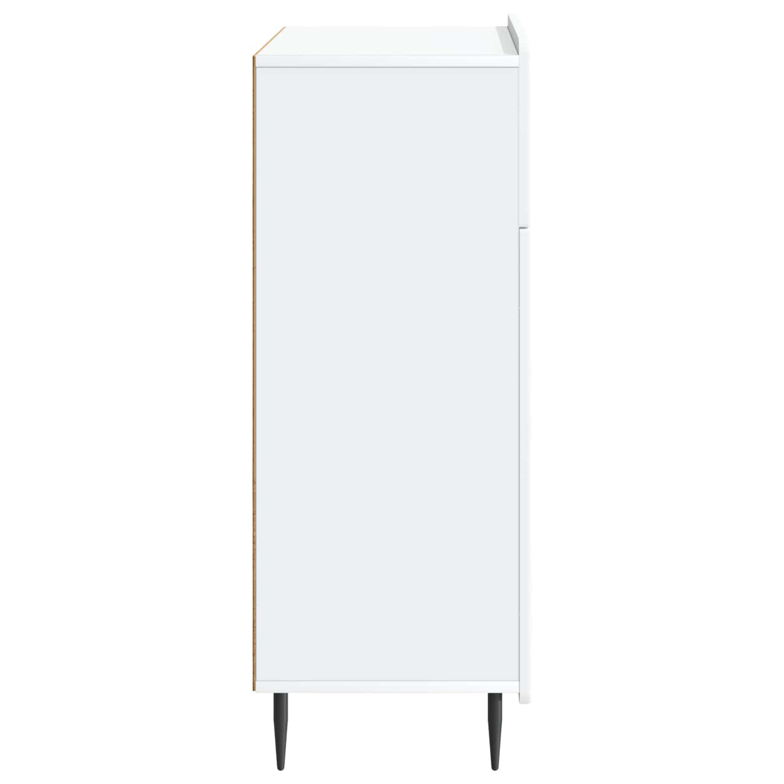 Sideboard mit Schubladen Weiß 66 x 34,5 x 92 cm Holzwerkstoff