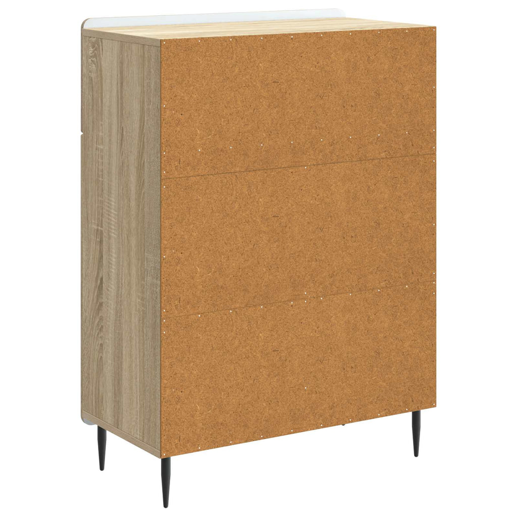 Sideboard Sonoma-Eiche 66 x 34,5 x 92 cm Holzwerkstoff