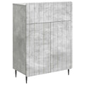 Sideboard Betongrau 66 x 34,5 x 92 cm Holzwerkstoff
