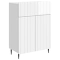 Sideboard Hochglanz Weiß 66 x 34,5 x 92 cm Holzwerkstoff