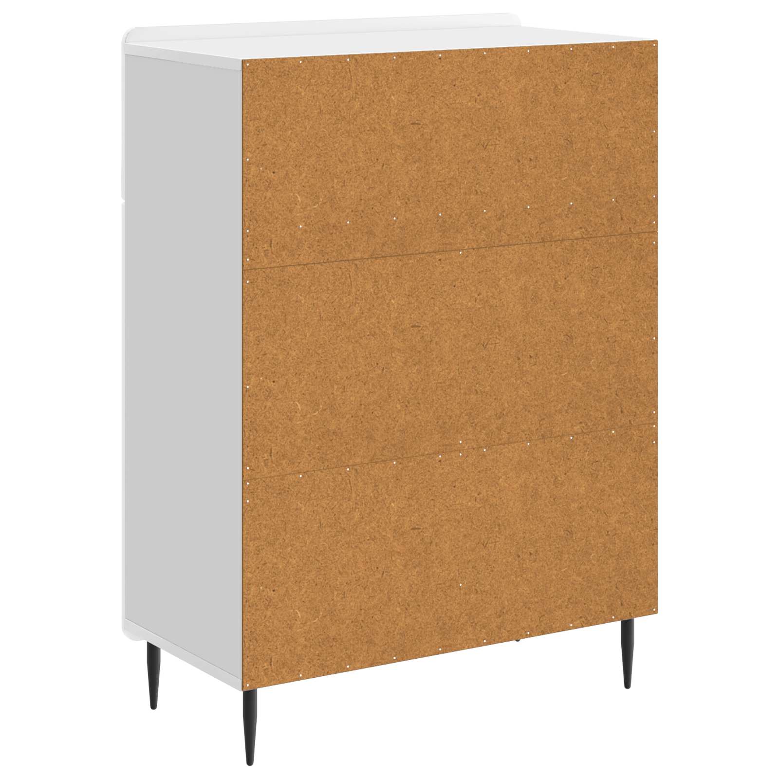 Sideboard Hochglanz Weiß 66 x 34,5 x 92 cm Holzwerkstoff