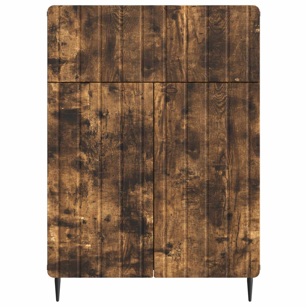 Sideboard Geräucherte Eiche 66 x 34,5 x 92 cm Holzwerkstoff